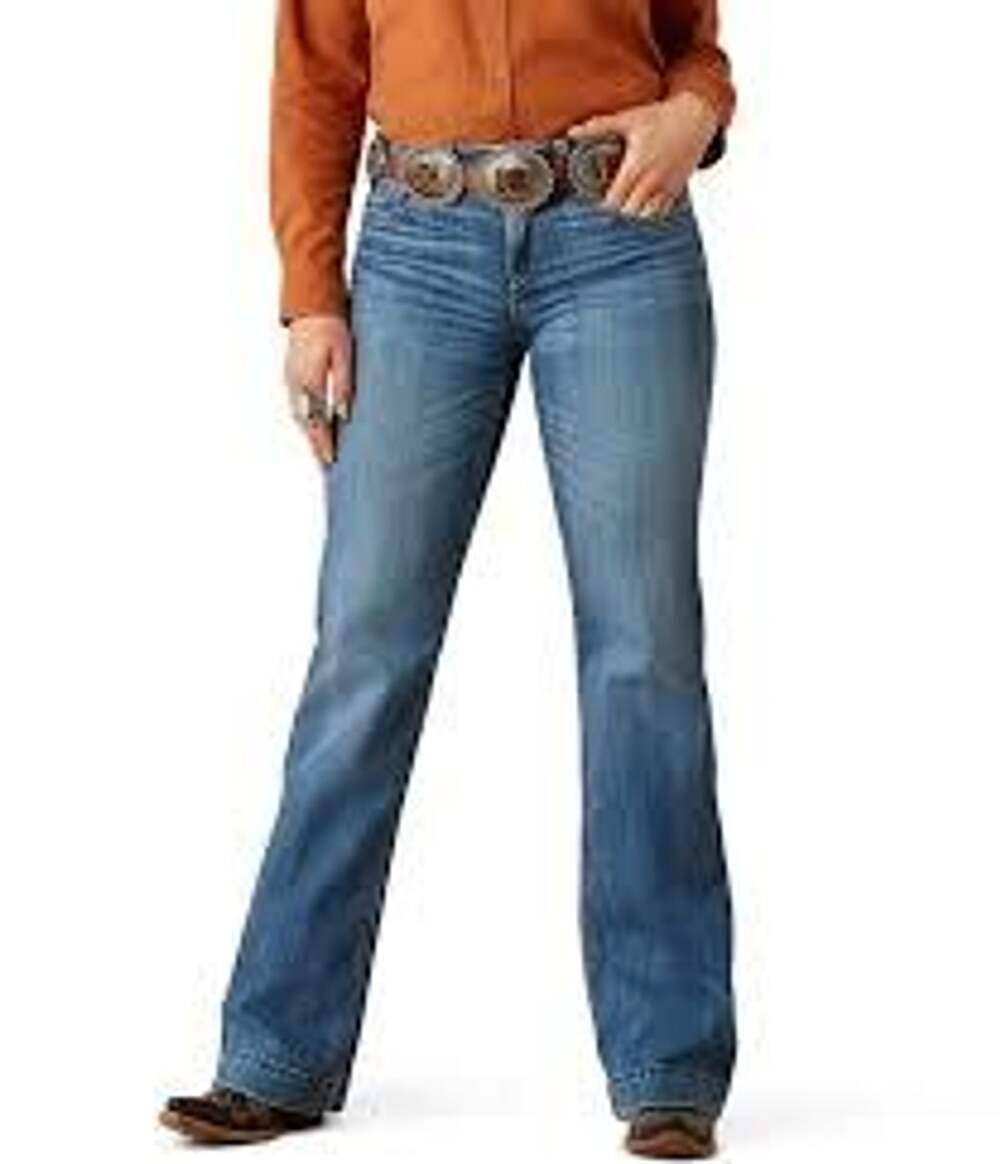 Ariat R.E.A.L. Denim Wide Trouser Jeans Albuquerque Wash Size 24S